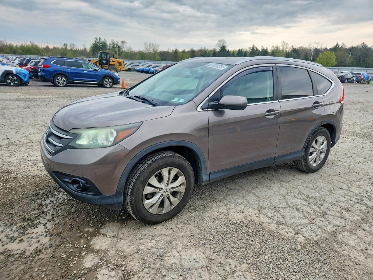 2013 Honda Cr-v Exl Gray vin: 5J6RM4H78DL077170