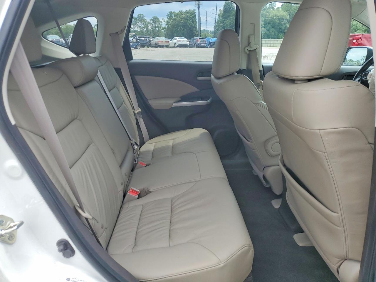 2013 Honda Cr-v Exl White vin: 5J6RM4H78DL077587