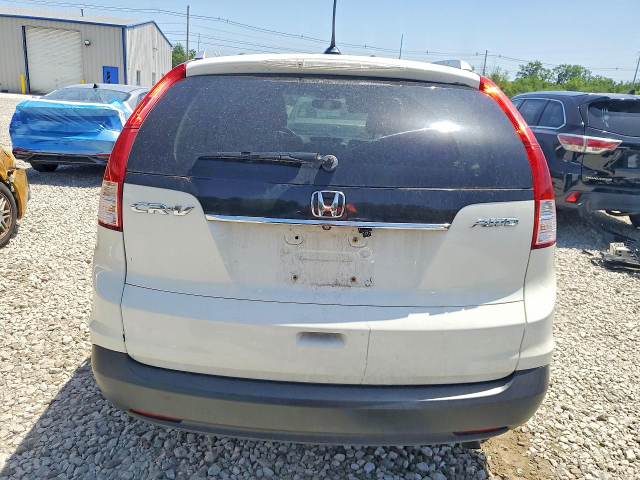 2013 Honda Cr-v Exl White vin: 5J6RM4H78DL080246