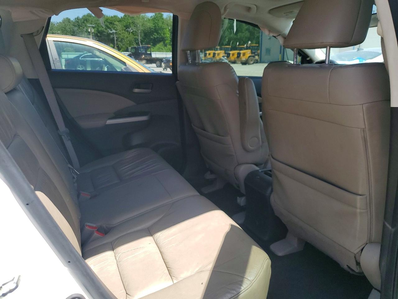 2013 Honda Cr-v Exl White vin: 5J6RM4H78DL080246