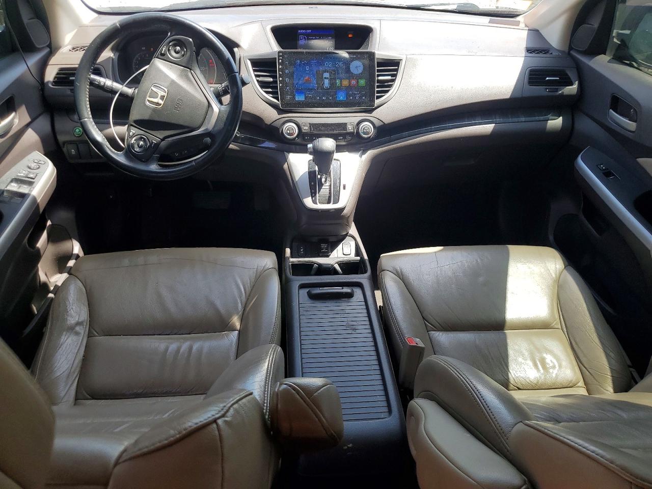2013 Honda Cr-v Exl White vin: 5J6RM4H78DL080246
