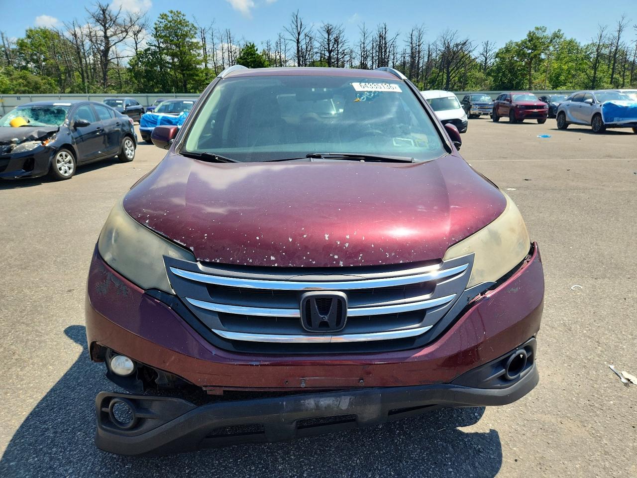 2013 Honda Cr-v Exl Red vin: 5J6RM4H78DL085916