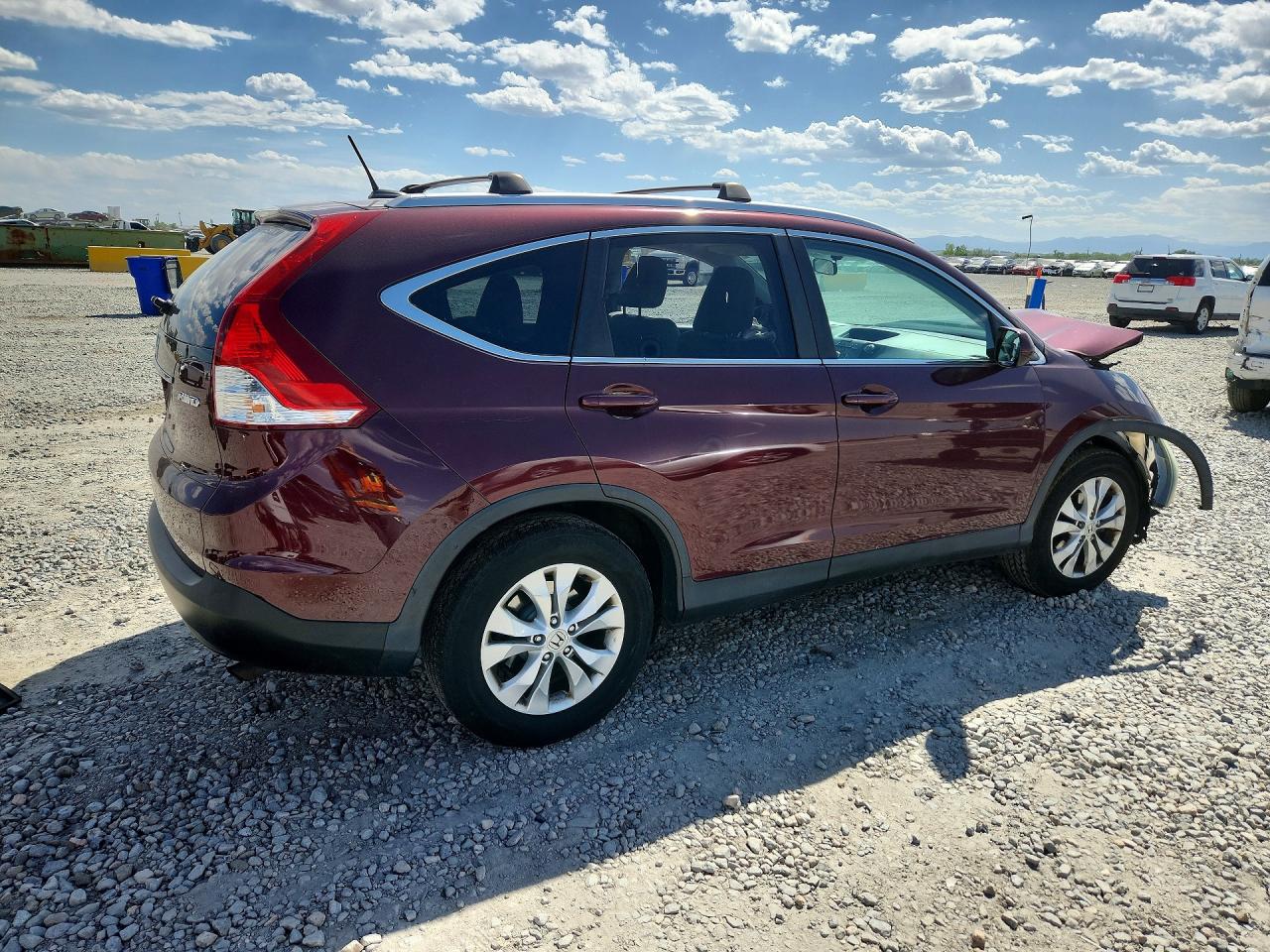 2014 Honda Cr-v Exl Maroon vin: 5J6RM4H78EL010084