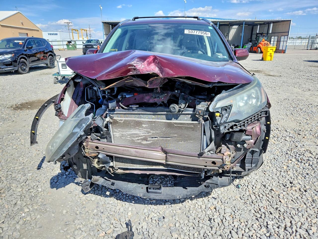 2014 Honda Cr-v Exl Maroon vin: 5J6RM4H78EL010084