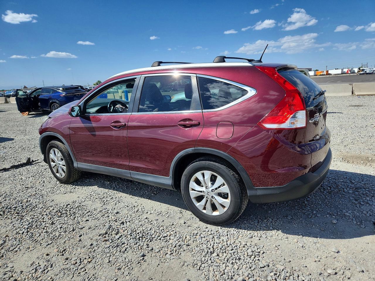 2014 Honda Cr-v Exl Maroon vin: 5J6RM4H78EL010084