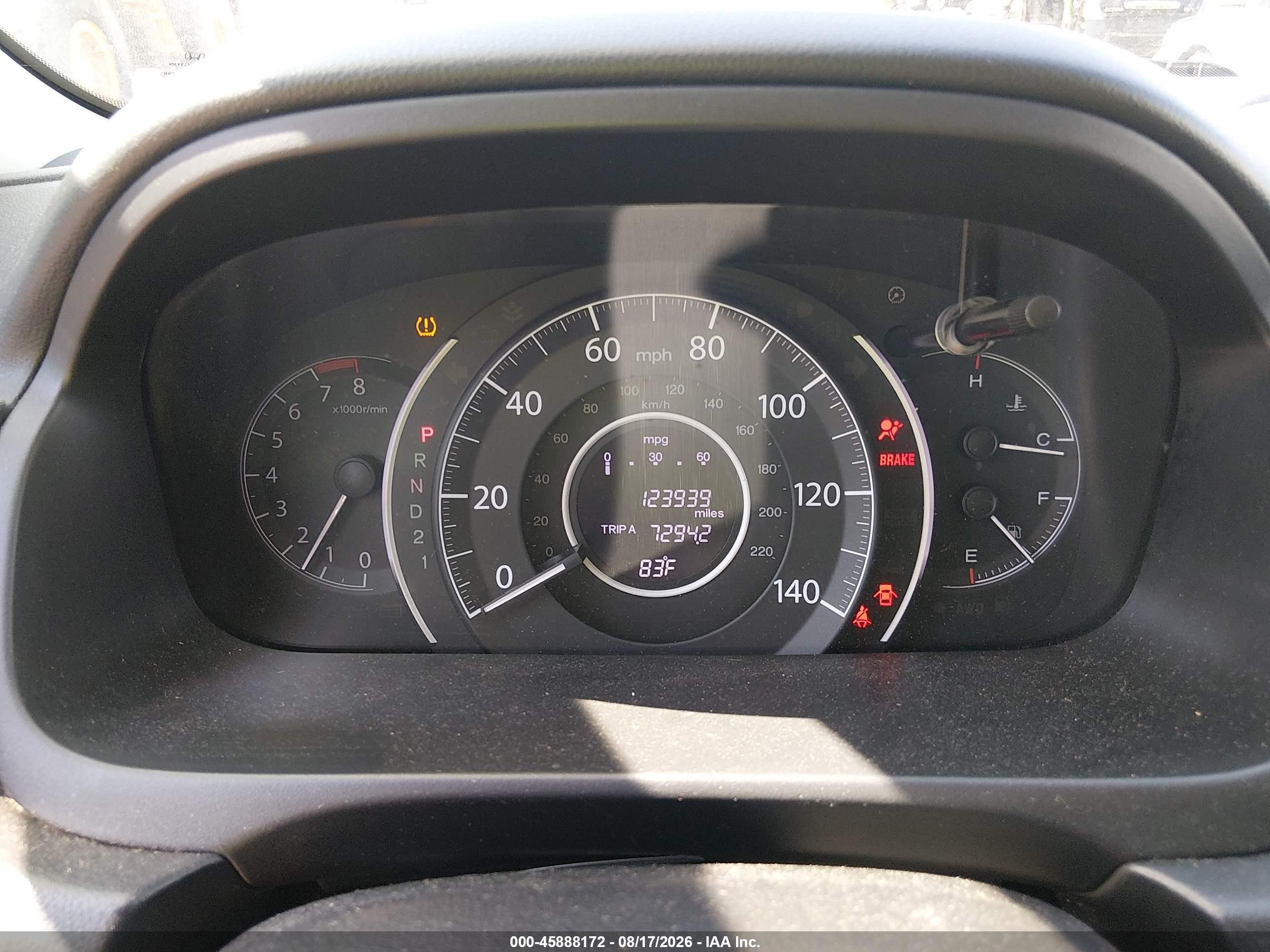 2014 Honda Cr-v Ex-l Серый vin: 5J6RM4H78EL012059
