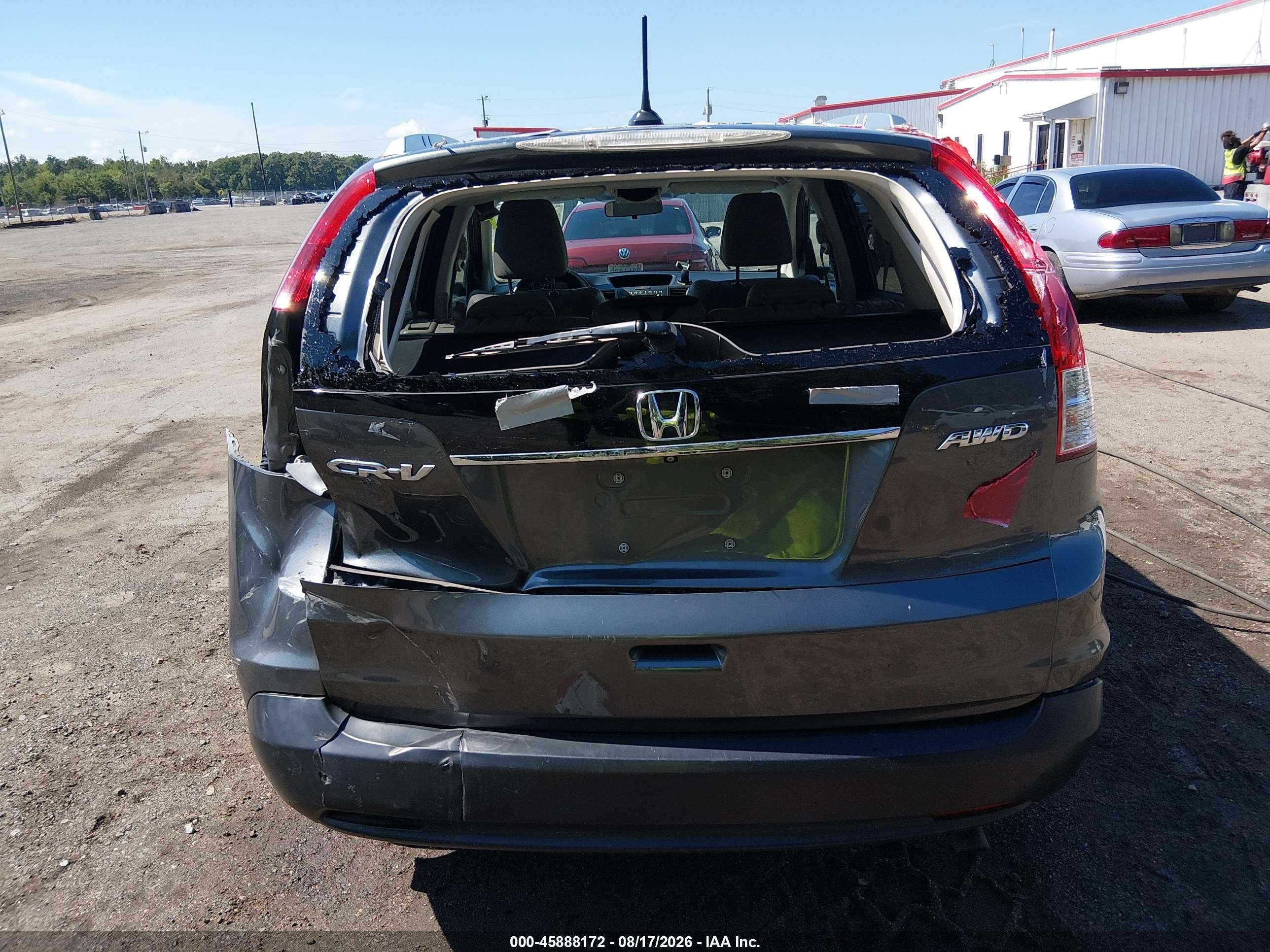 2014 Honda Cr-v Ex-l Серый vin: 5J6RM4H78EL012059