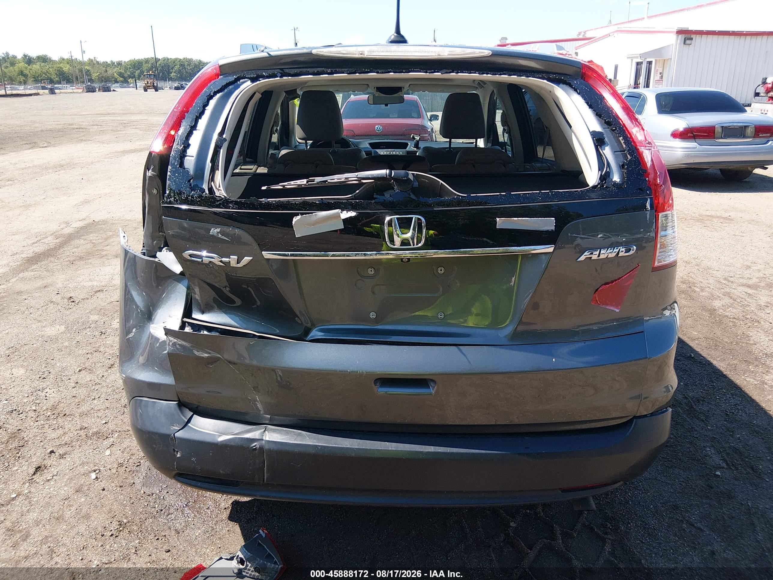 2014 Honda Cr-v Ex-l Серый vin: 5J6RM4H78EL012059