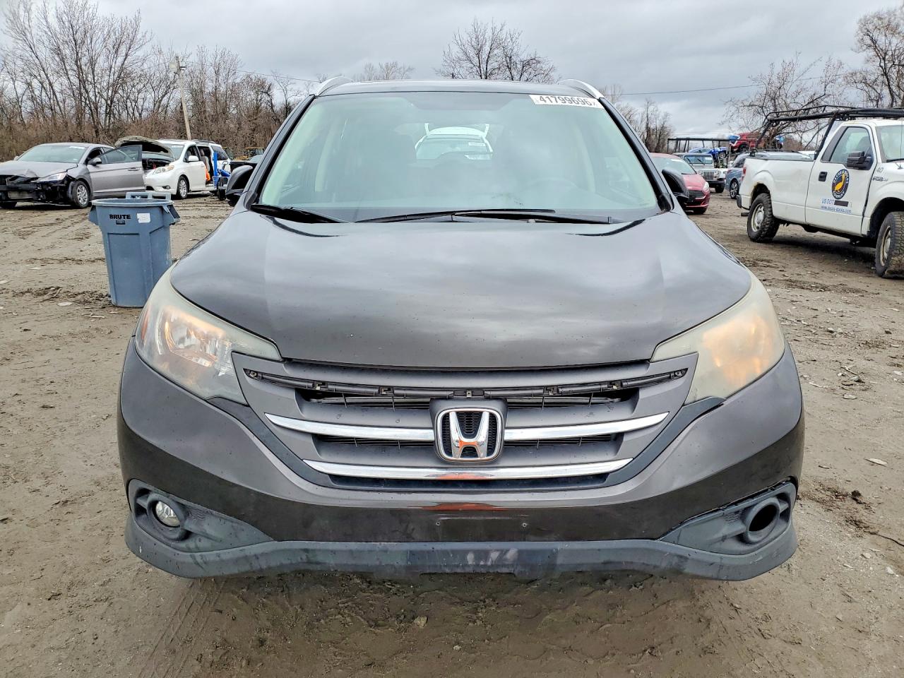 2014 Honda Cr-v Exl Brown vin: 5J6RM4H78EL017259