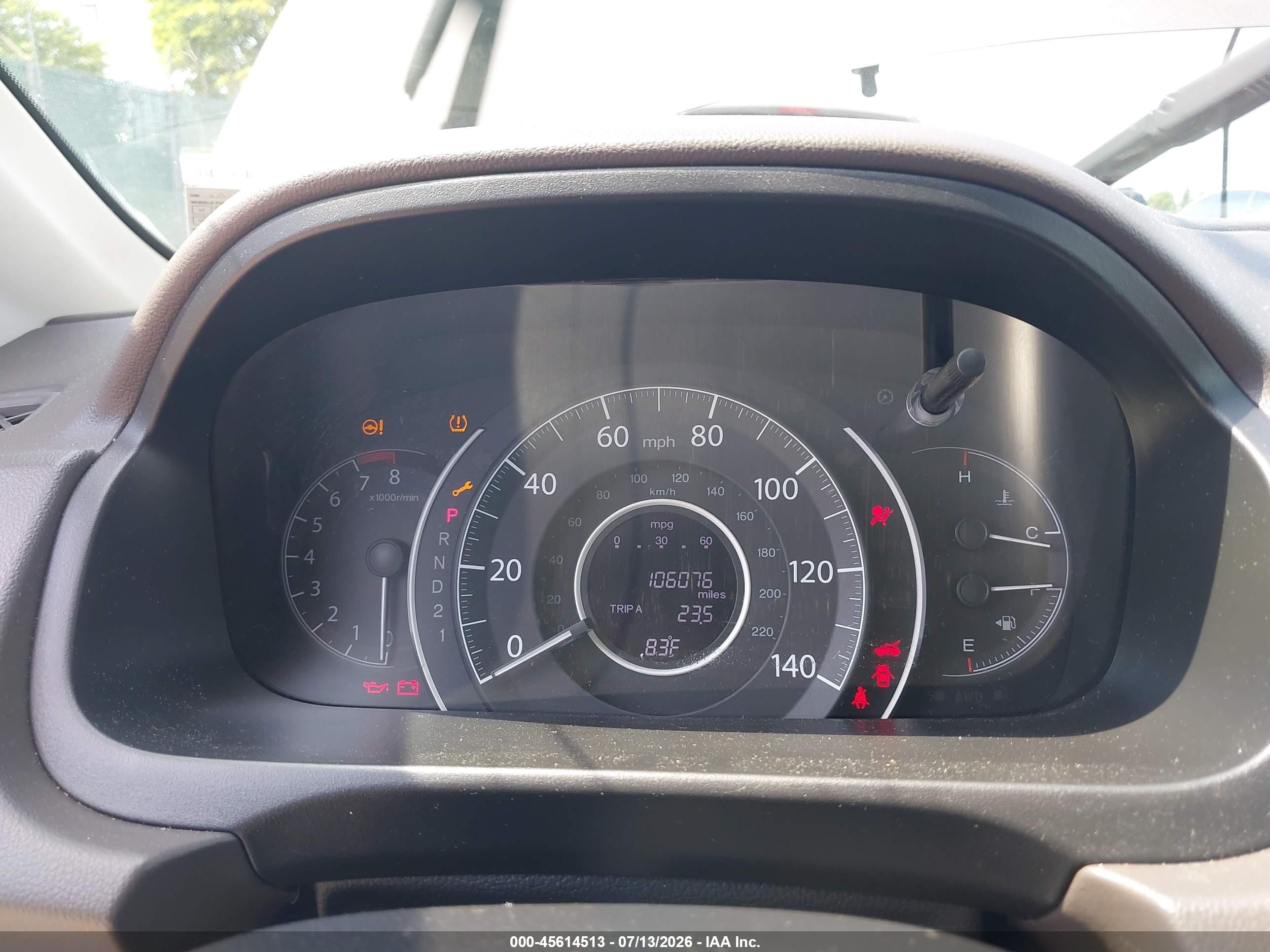 2014 Honda Cr-v Ex-l Brown vin: 5J6RM4H78EL017567