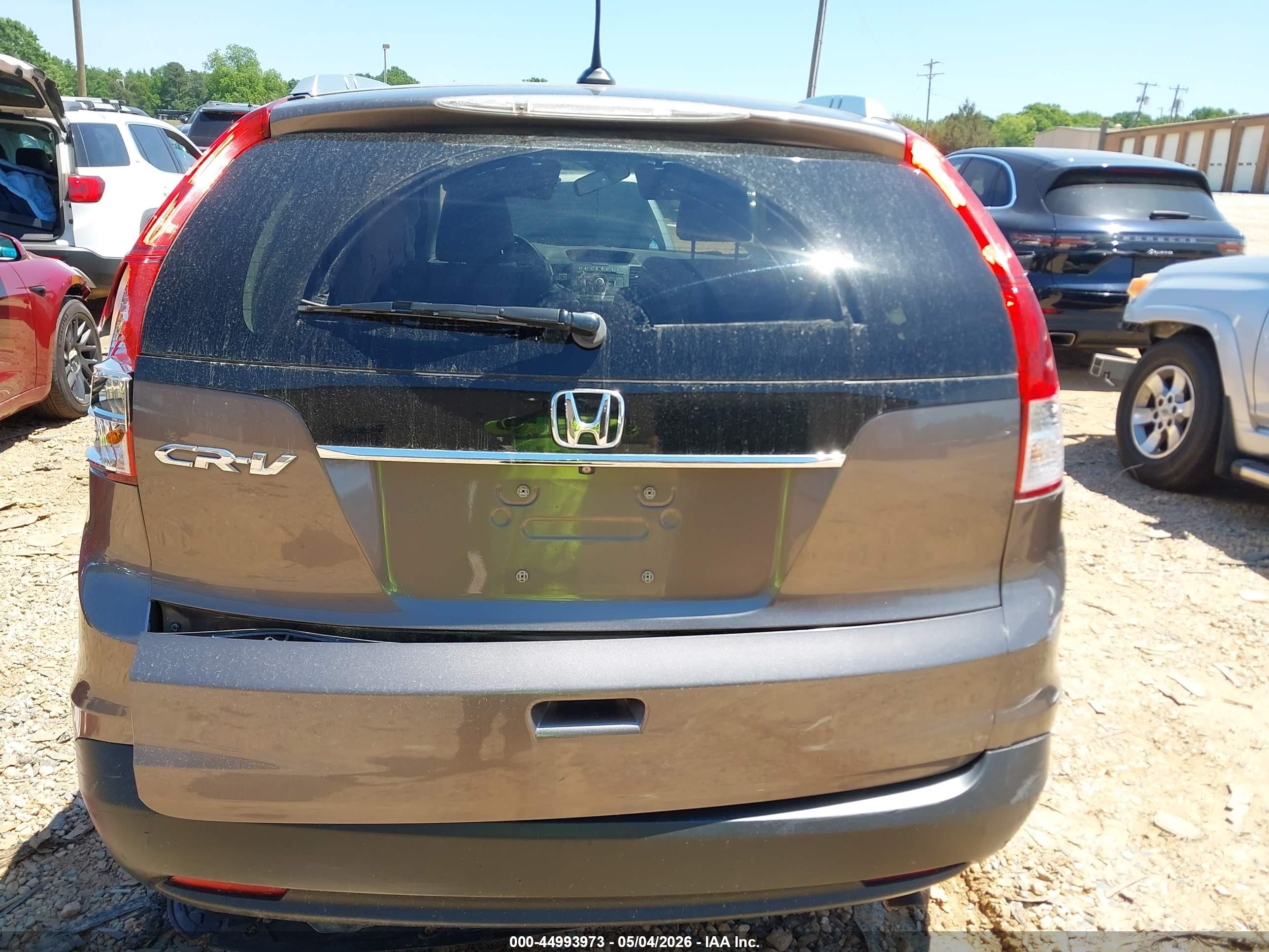 2014 Honda Cr-v Ex-l Gray vin: 5J6RM4H78EL019643