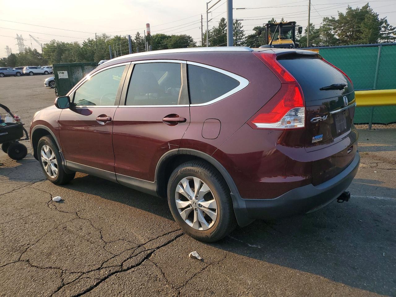 2014 Honda Cr-v Exl Maroon vin: 5J6RM4H78EL043845