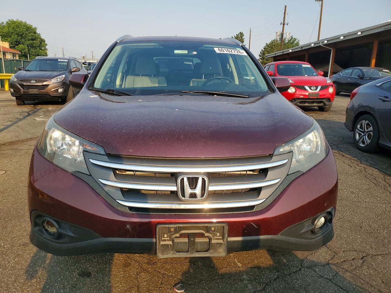2014 Honda Cr-v Exl Maroon vin: 5J6RM4H78EL043845