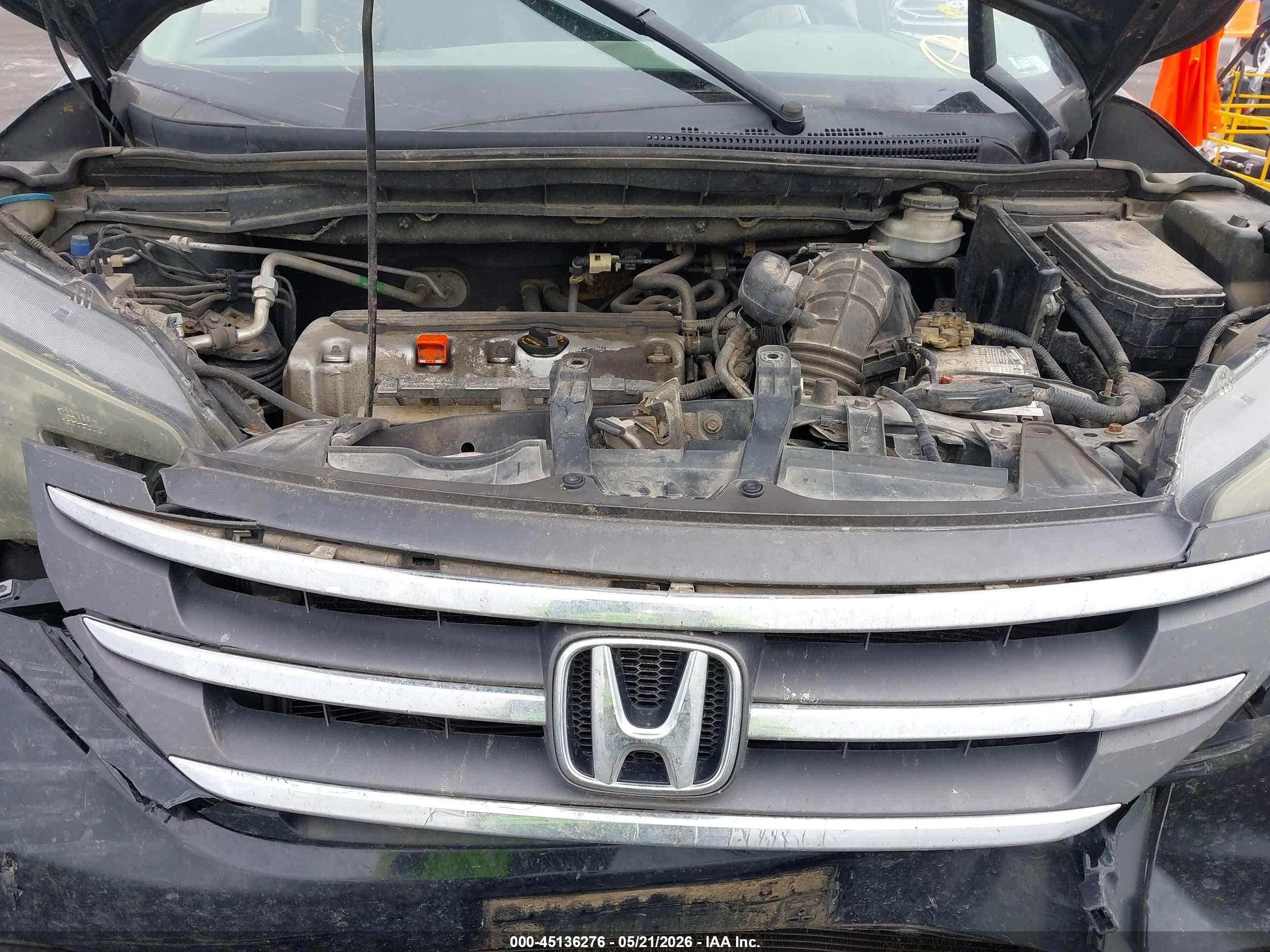 2014 Honda Cr-v Ex-l Black vin: 5J6RM4H78EL062508