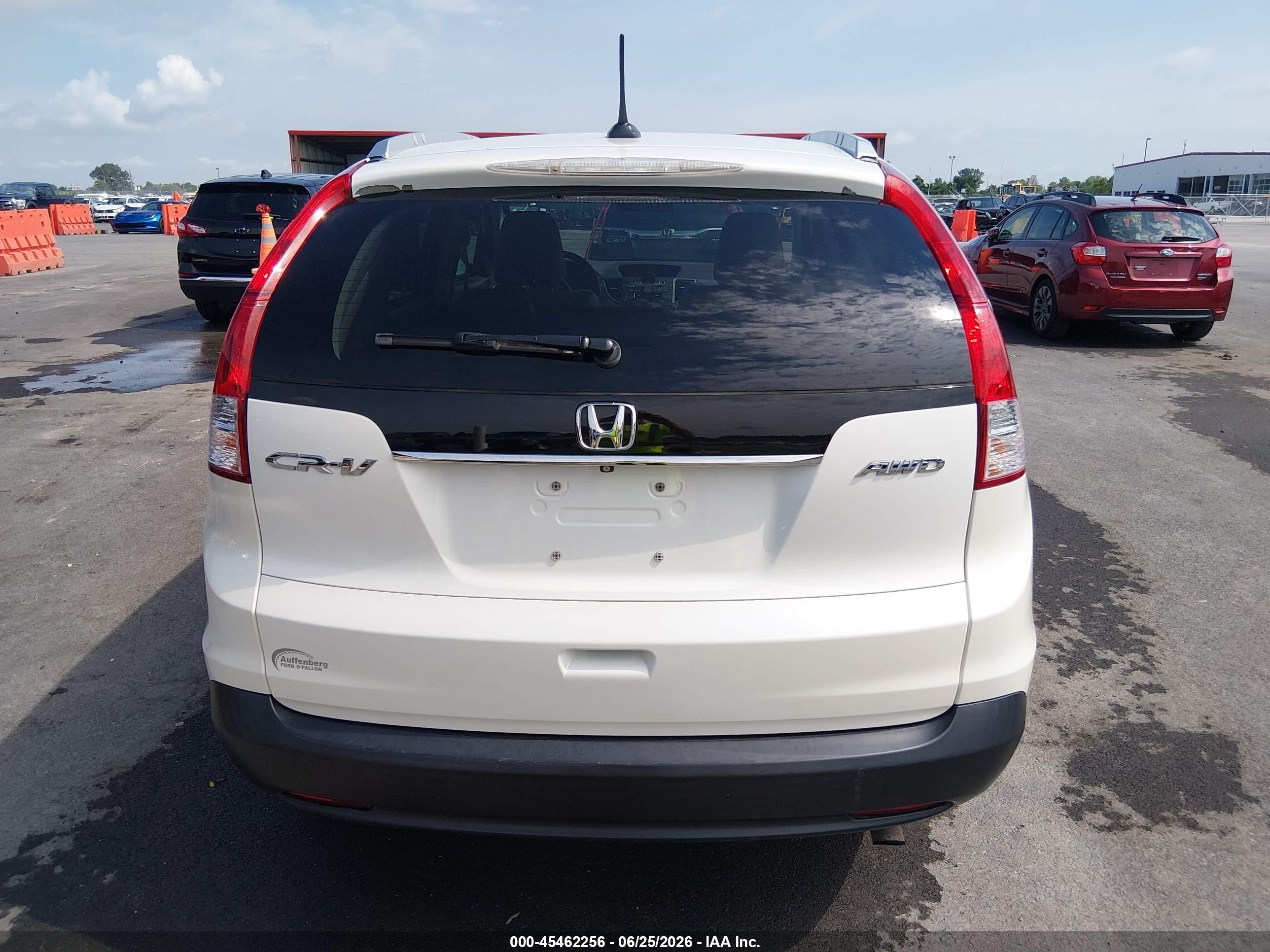 2014 Honda Cr-v Ex-l White vin: 5J6RM4H78EL099218