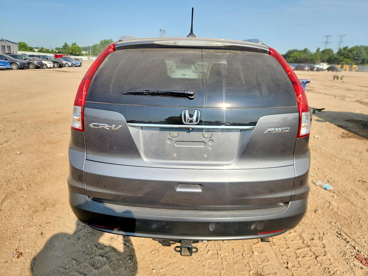 2014 Honda Cr-v Exl Gray vin: 5J6RM4H78EL106216
