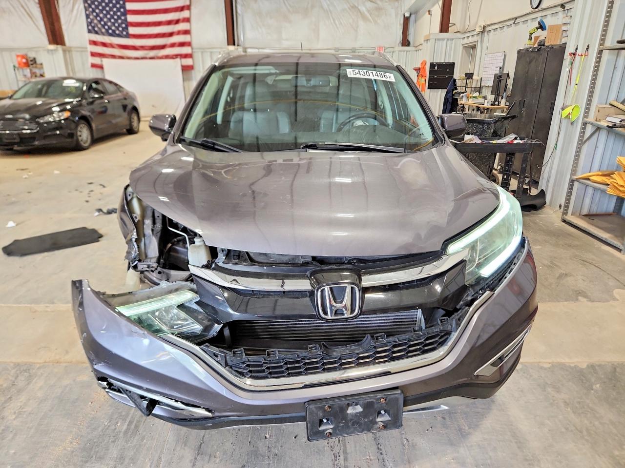 2015 Honda Cr-v Exl Серый vin: 5J6RM4H78FL033480