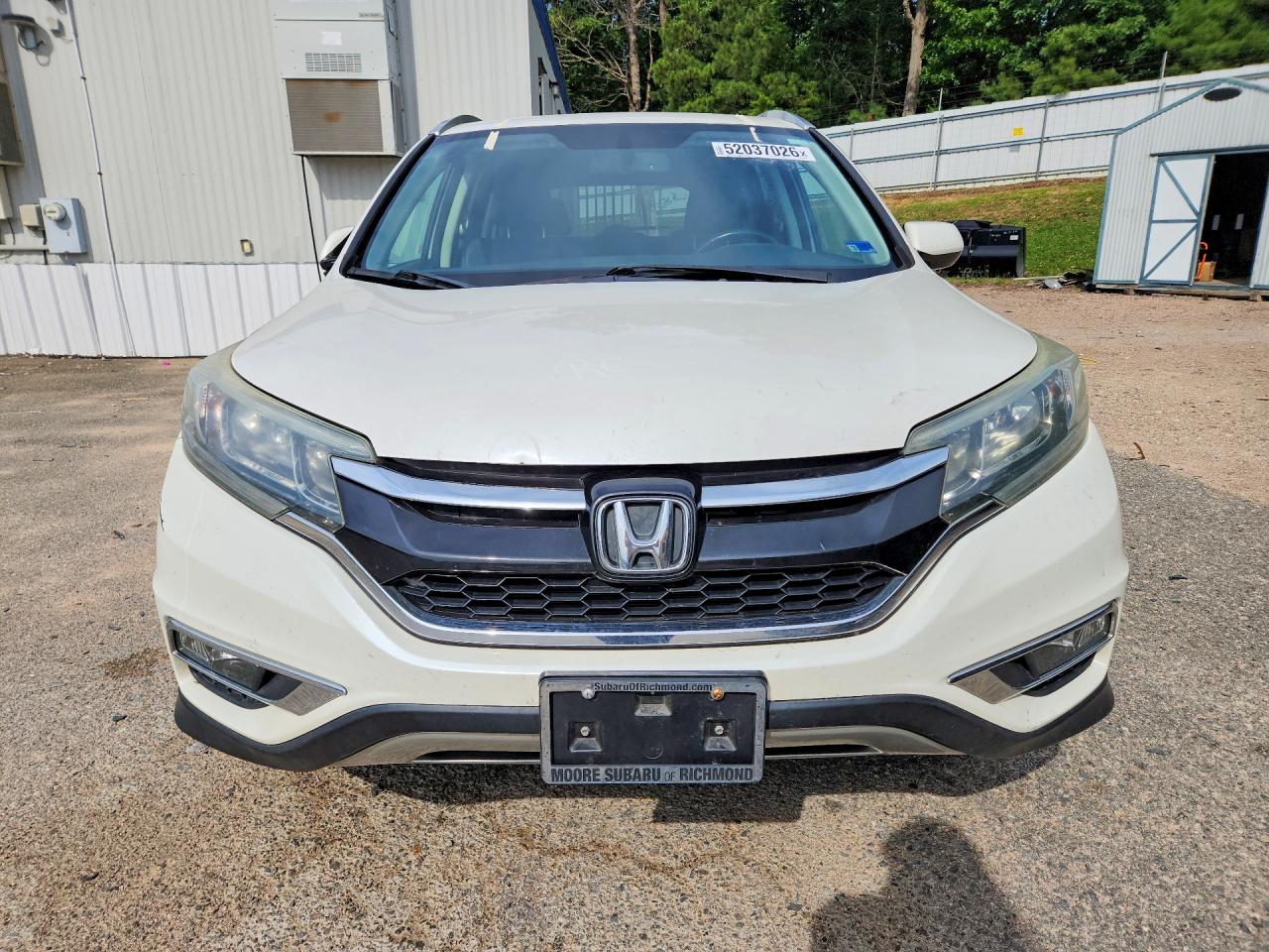 2015 Honda Cr-v Exl White vin: 5J6RM4H78FL040994