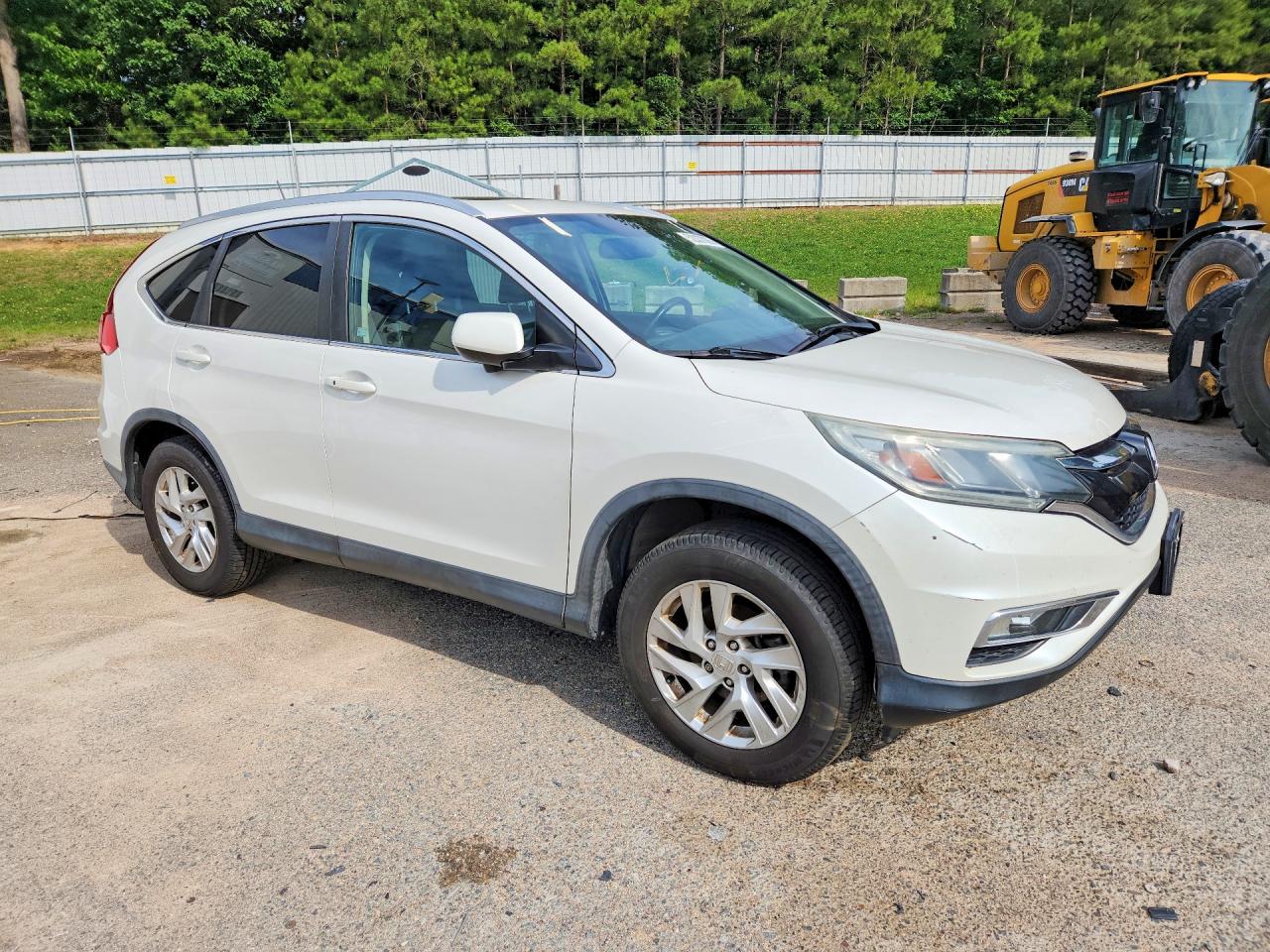 2015 Honda Cr-v Exl White vin: 5J6RM4H78FL040994