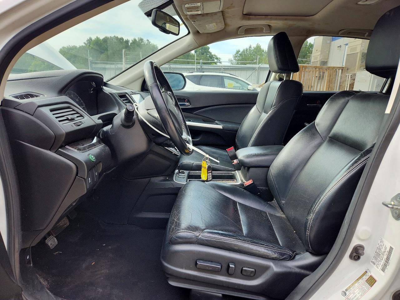 2015 Honda Cr-v Exl White vin: 5J6RM4H78FL040994