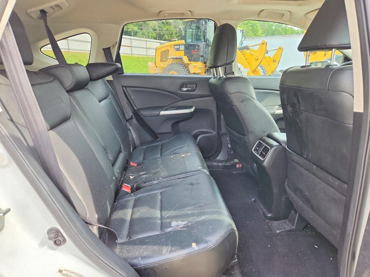 2015 Honda Cr-v Exl White vin: 5J6RM4H78FL040994