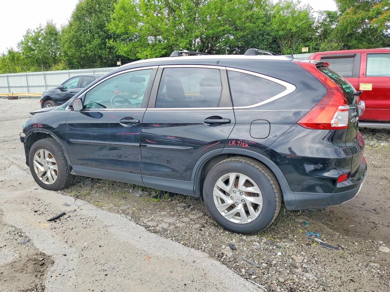 2015 Honda Cr-v Exl Black vin: 5J6RM4H78FL055897