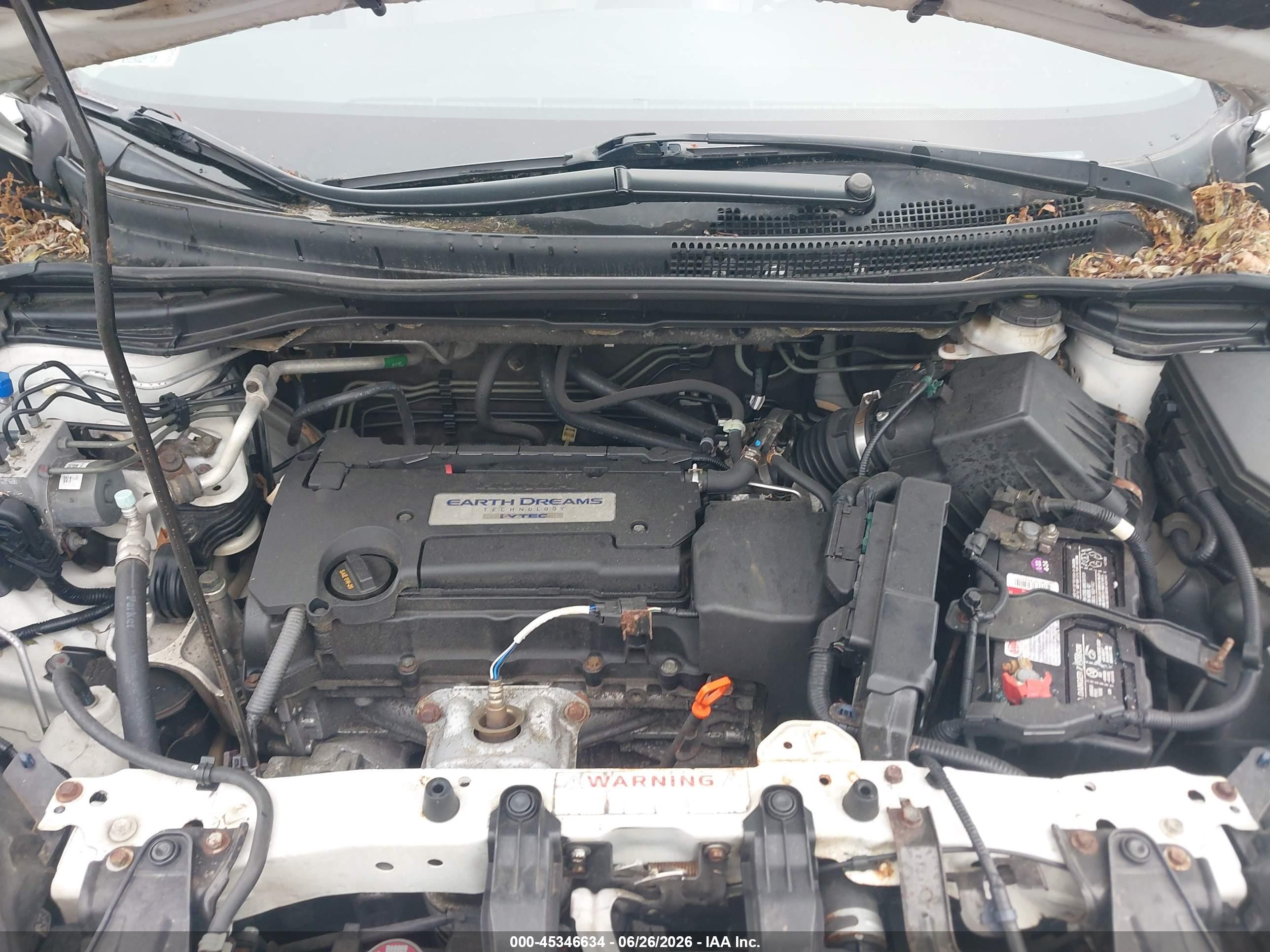 2015 Honda Cr-v Ex-l Белый vin: 5J6RM4H78FL066253
