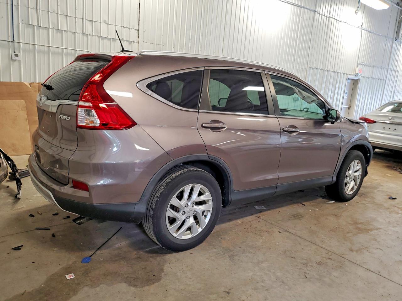 2015 Honda Cr-v Exl Brown vin: 5J6RM4H78FL069539