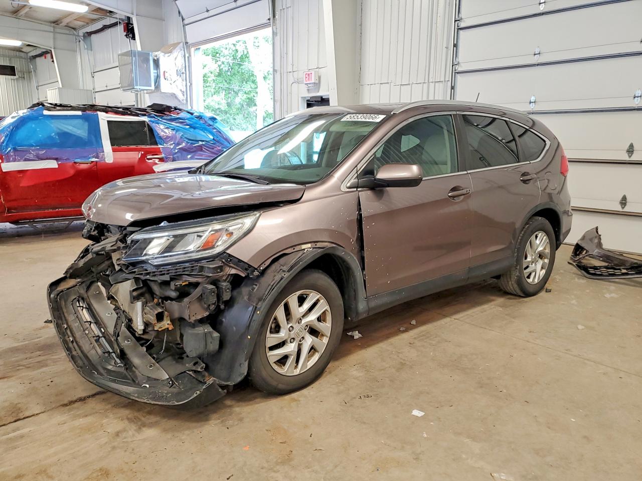 2015 Honda Cr-v Exl Brown vin: 5J6RM4H78FL069539