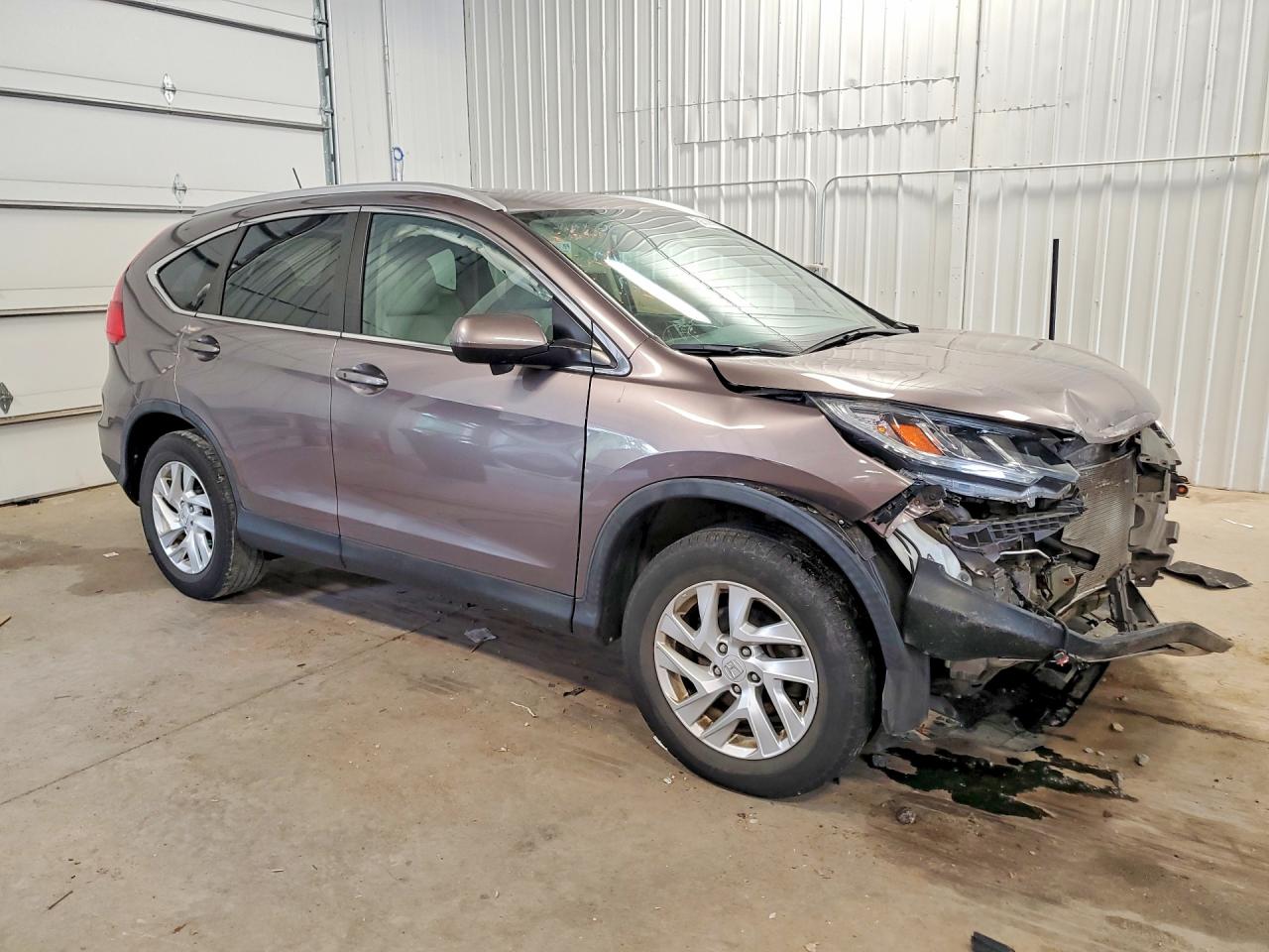 2015 Honda Cr-v Exl Brown vin: 5J6RM4H78FL069539