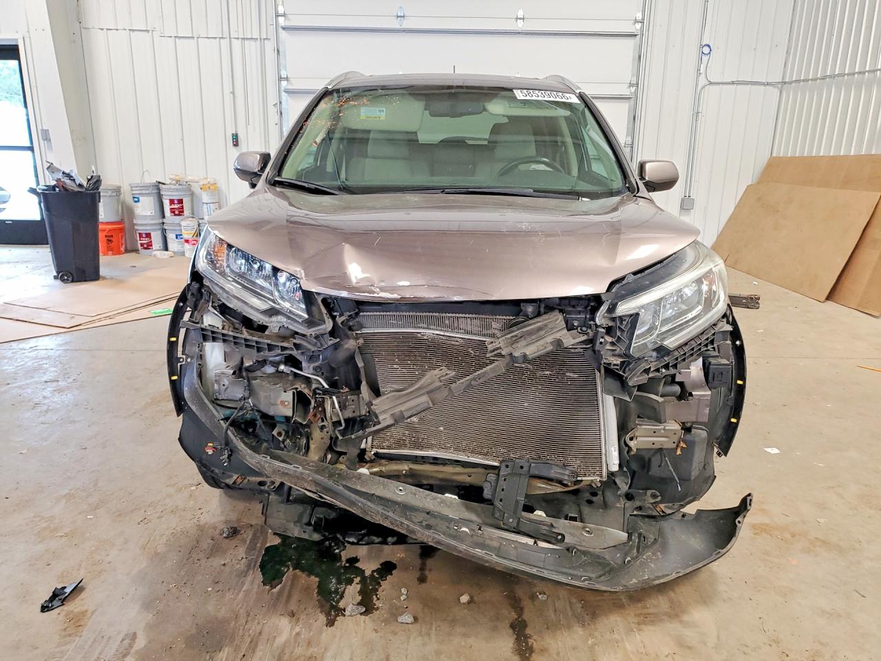 2015 Honda Cr-v Exl Brown vin: 5J6RM4H78FL069539