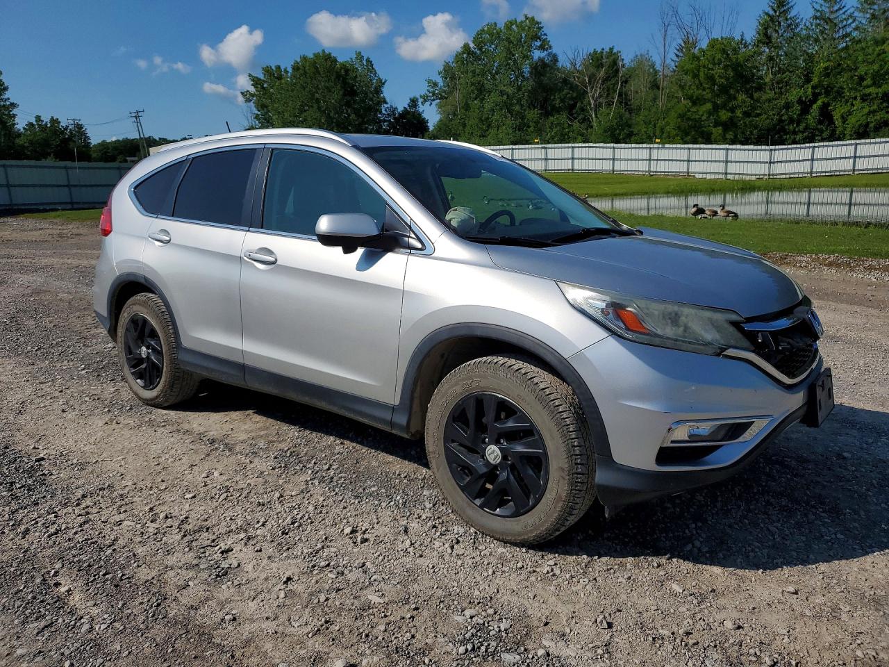 2015 Honda Cr-v Exl Серебряный vin: 5J6RM4H78FL075552