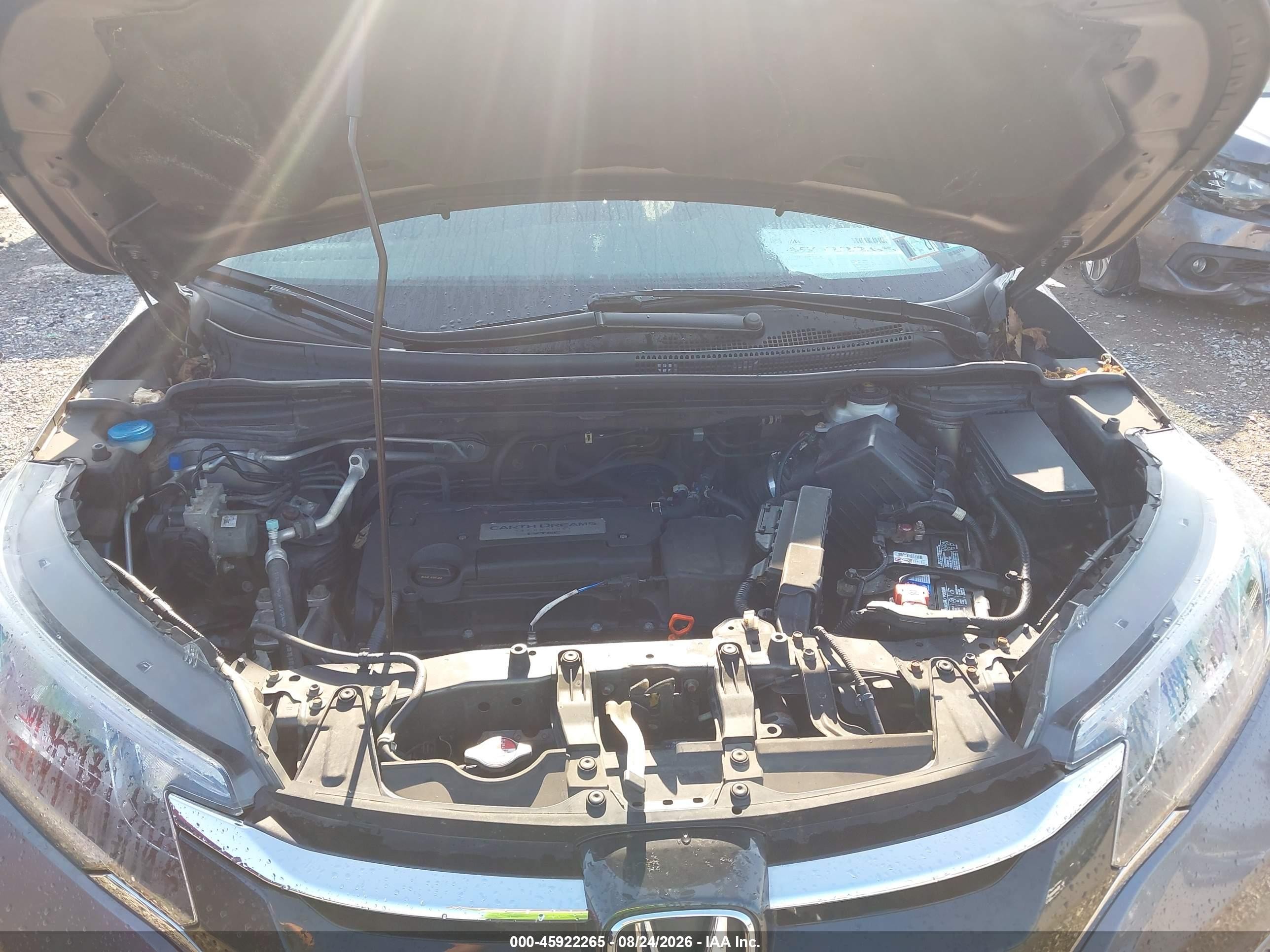 2015 Honda Cr-v Ex-l Серый vin: 5J6RM4H78FL112471