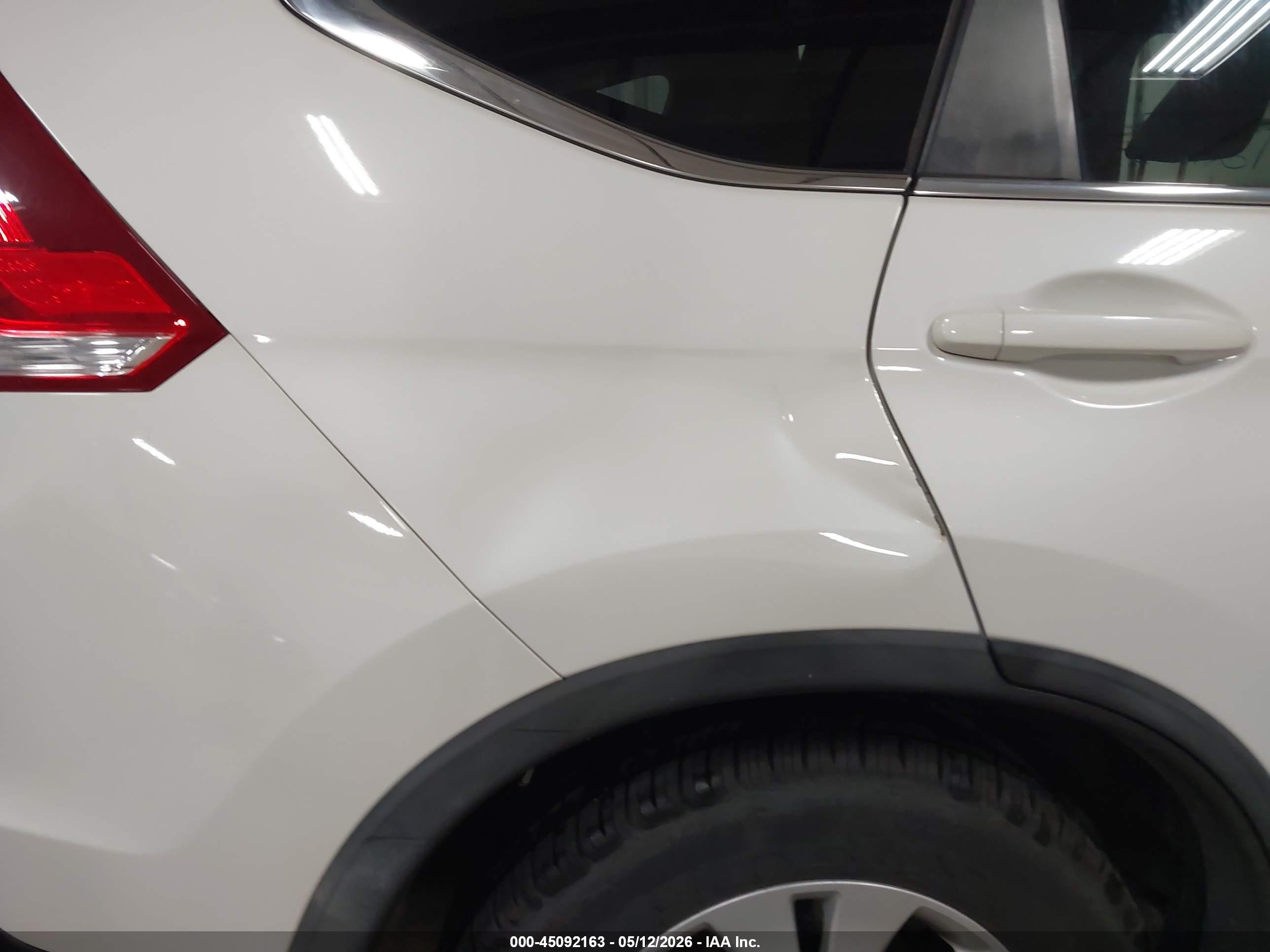 2012 Honda Cr-v Ex-l White vin: 5J6RM4H79CL001715