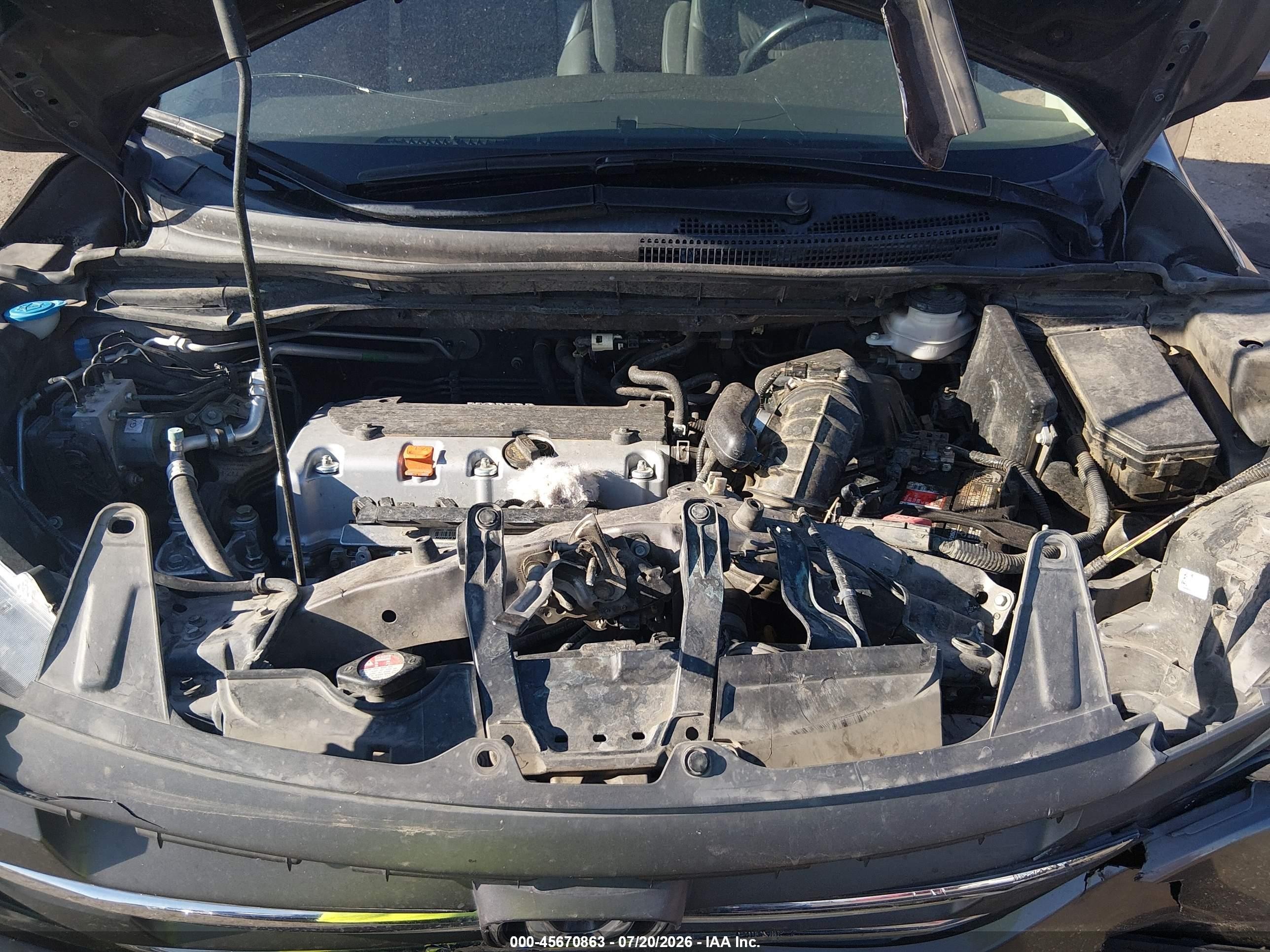 2012 Honda Cr-v Ex-l Gray vin: 5J6RM4H79CL006171