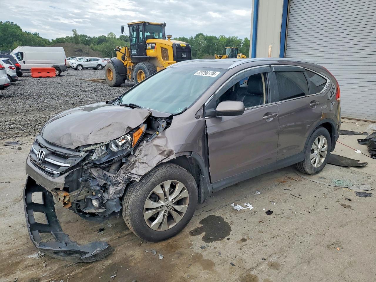 2012 Honda Cr-v Exl Brown vin: 5J6RM4H79CL010348