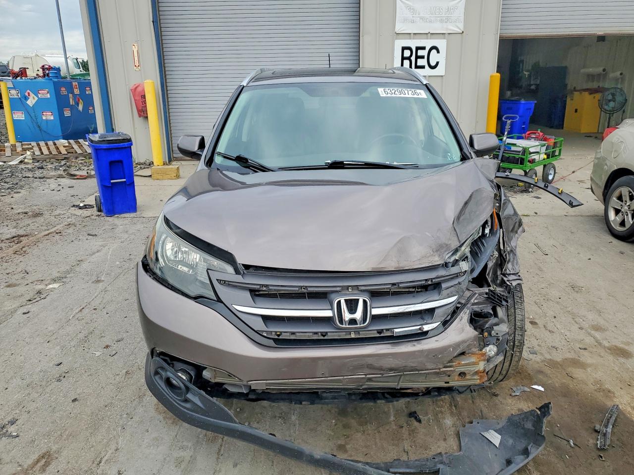 2012 Honda Cr-v Exl Brown vin: 5J6RM4H79CL010348