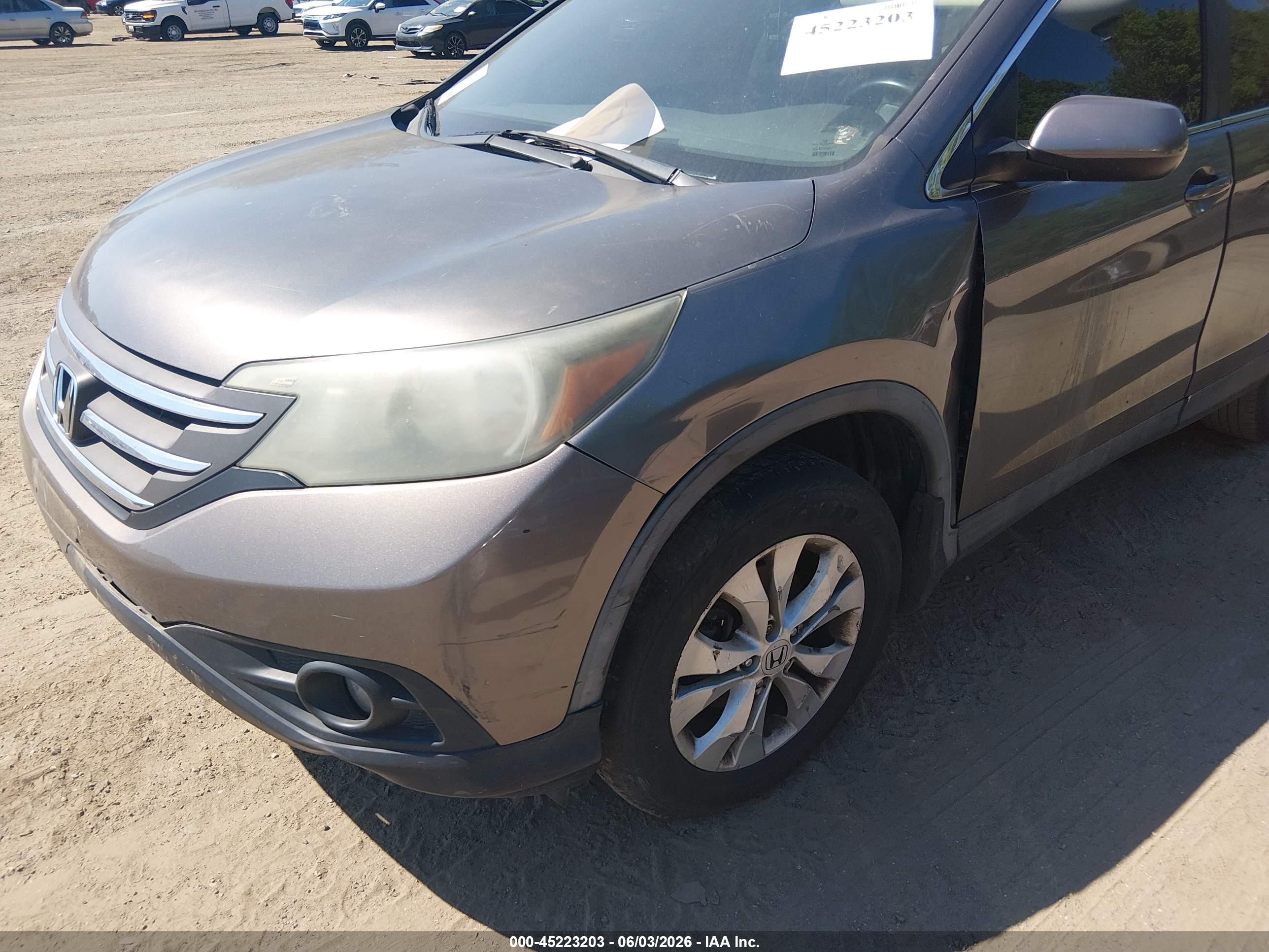 2012 Honda Cr-v Ex-l Gray vin: 5J6RM4H79CL010608