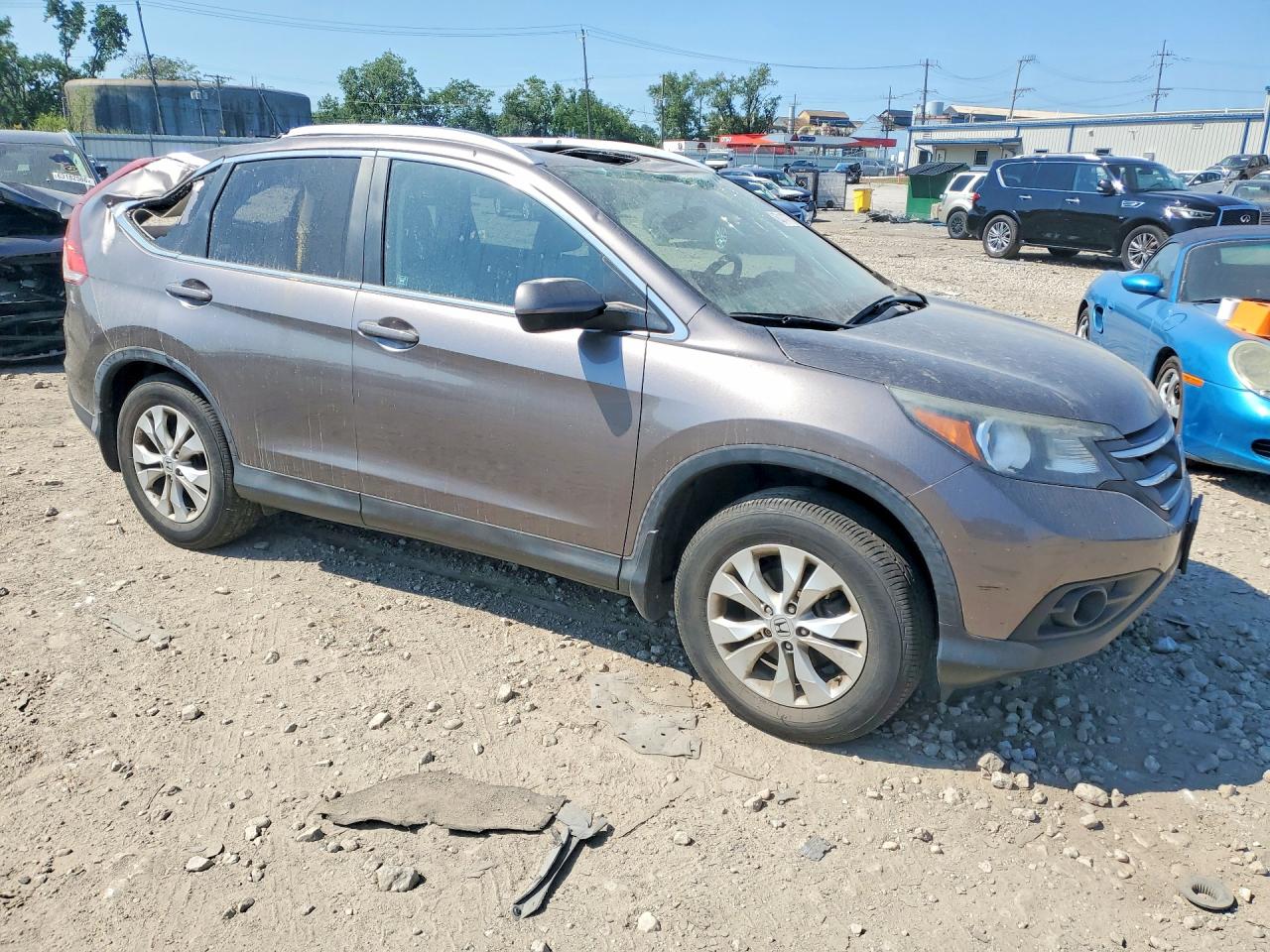 2012 Honda Cr-v Exl Charcoal vin: 5J6RM4H79CL011869