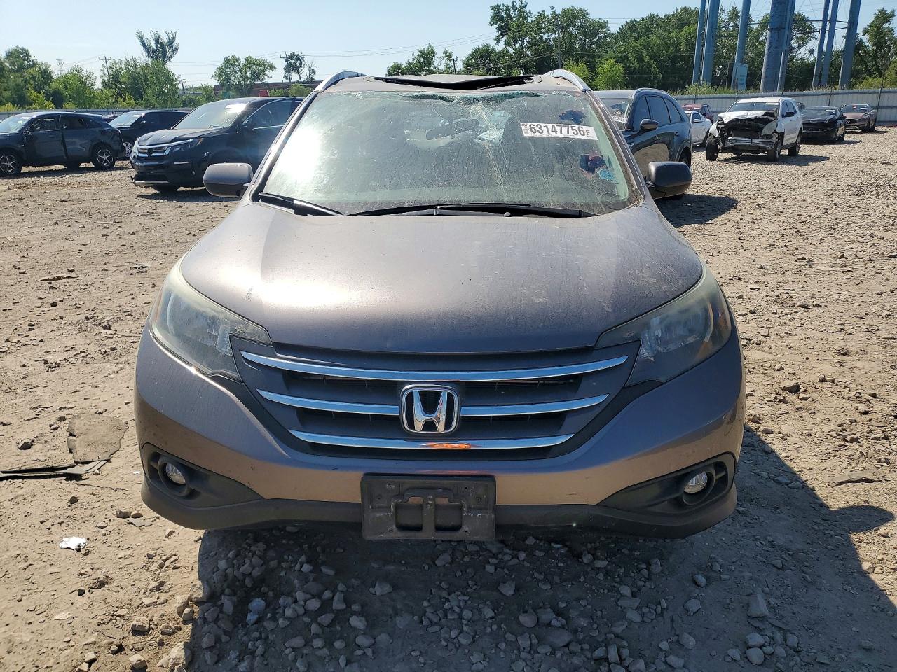 2012 Honda Cr-v Exl Charcoal vin: 5J6RM4H79CL011869