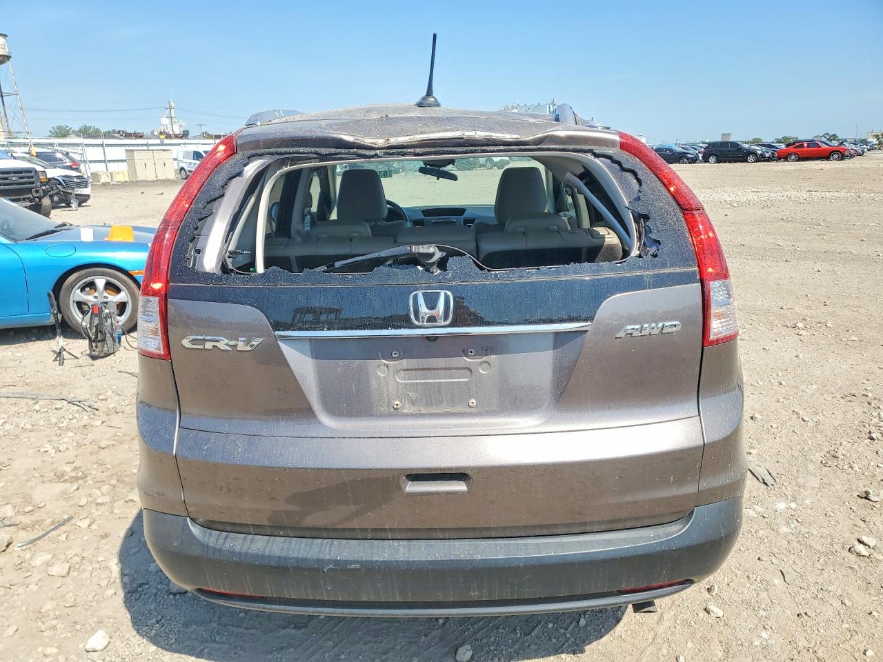 2012 Honda Cr-v Exl Charcoal vin: 5J6RM4H79CL011869