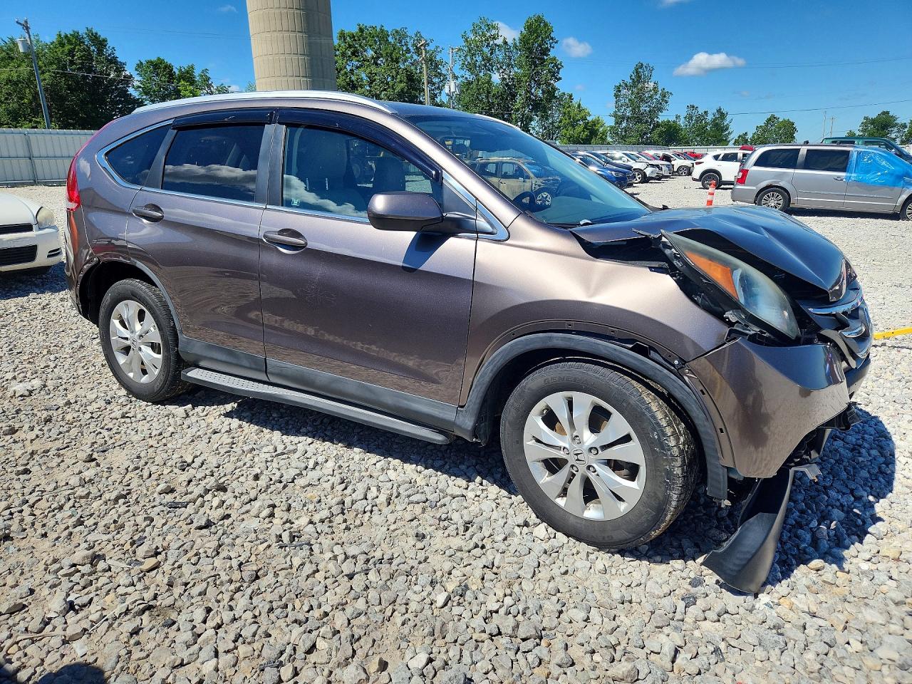 2012 Honda Cr-v Exl Brown vin: 5J6RM4H79CL011922