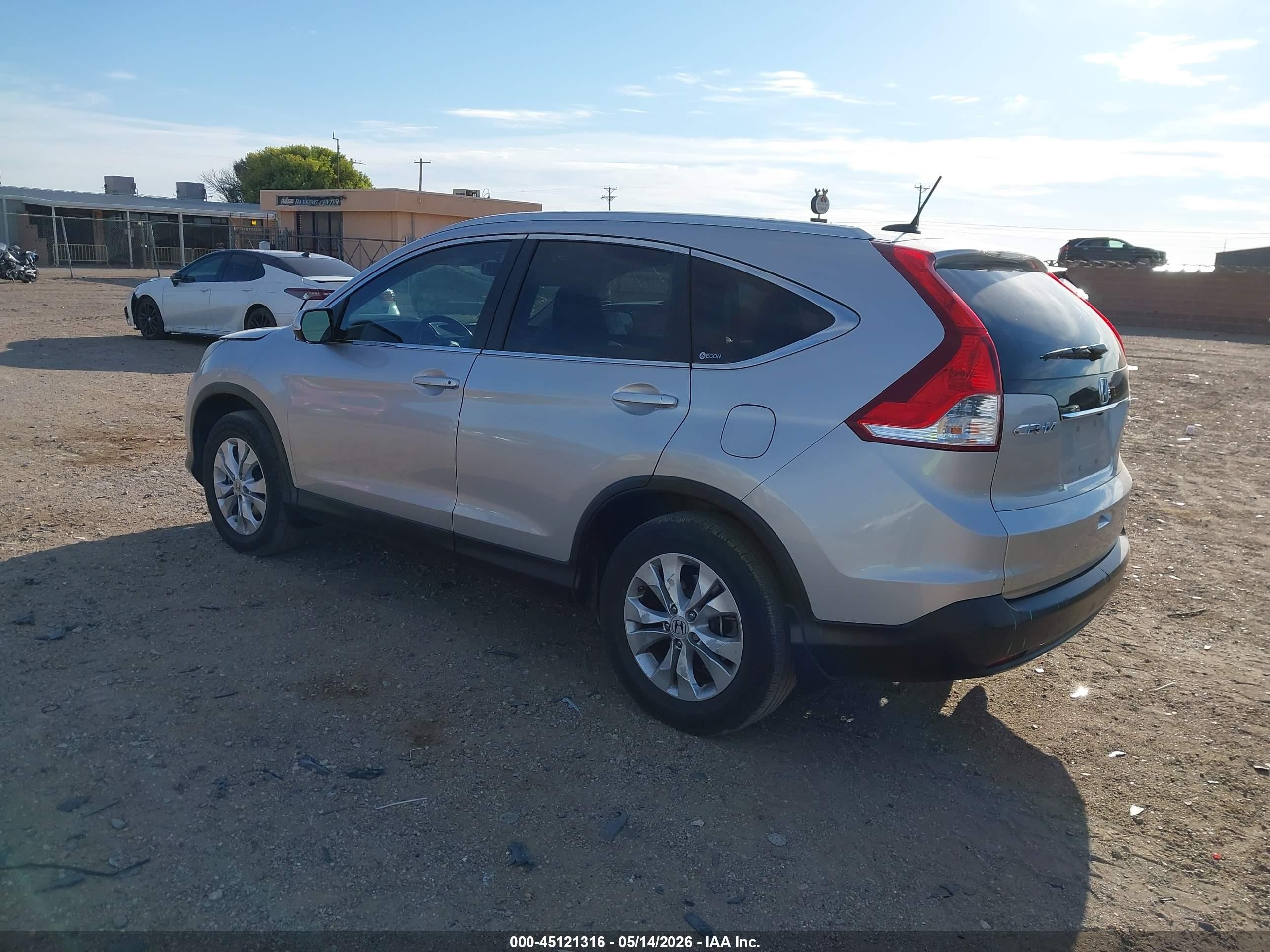 2012 Honda Cr-v Ex-l Silver vin: 5J6RM4H79CL040627