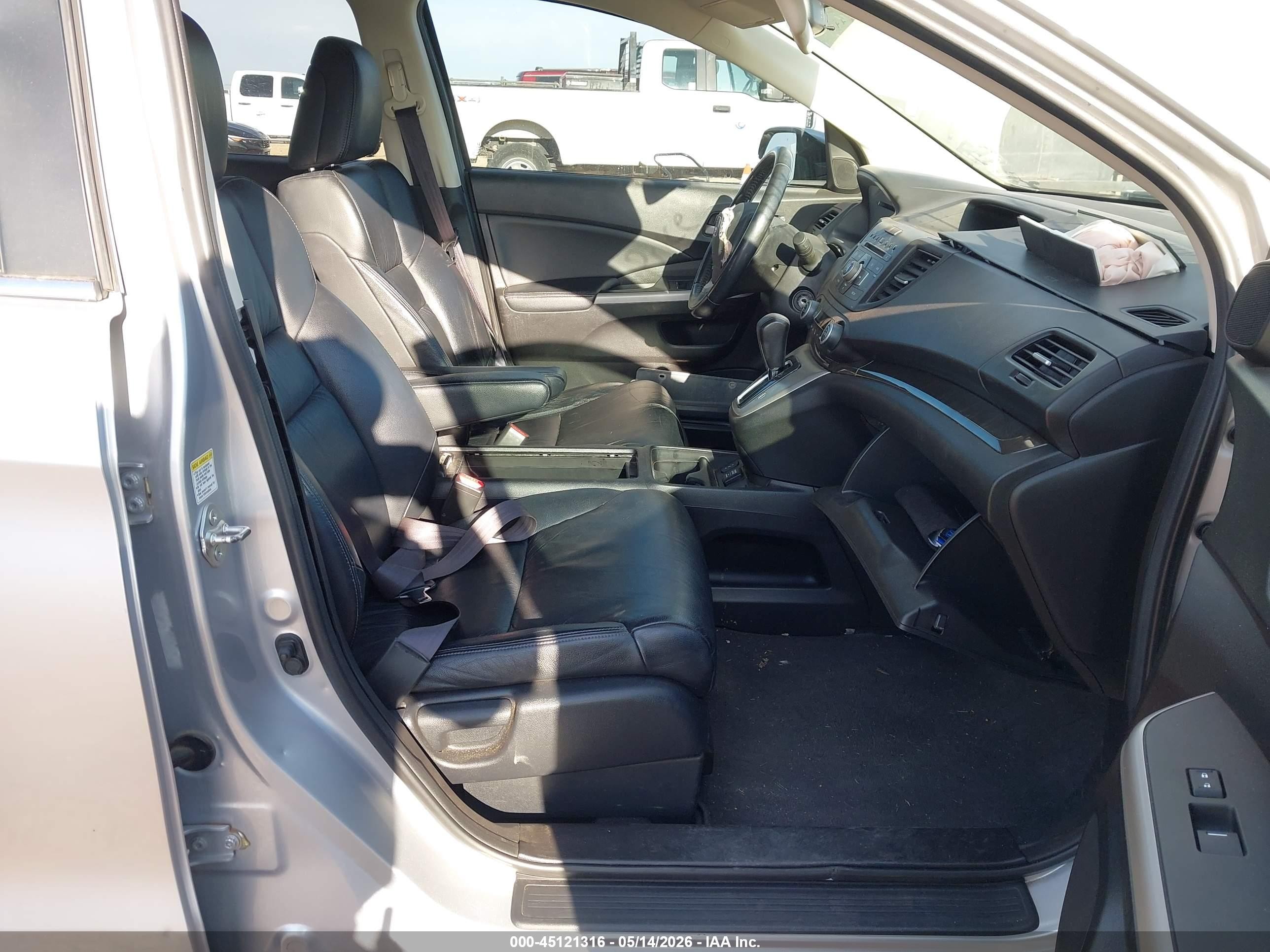2012 Honda Cr-v Ex-l Silver vin: 5J6RM4H79CL040627