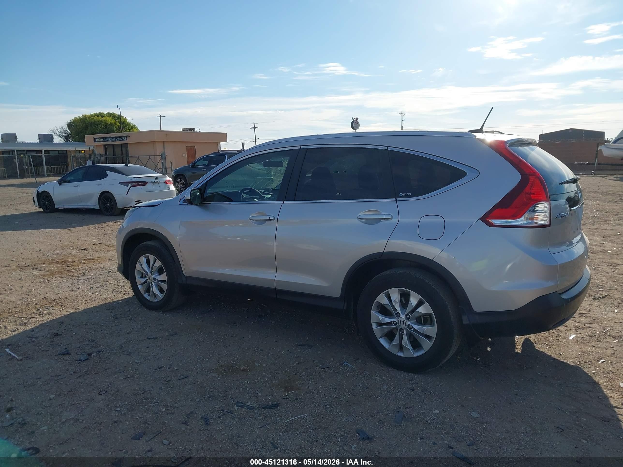 2012 Honda Cr-v Ex-l Silver vin: 5J6RM4H79CL040627