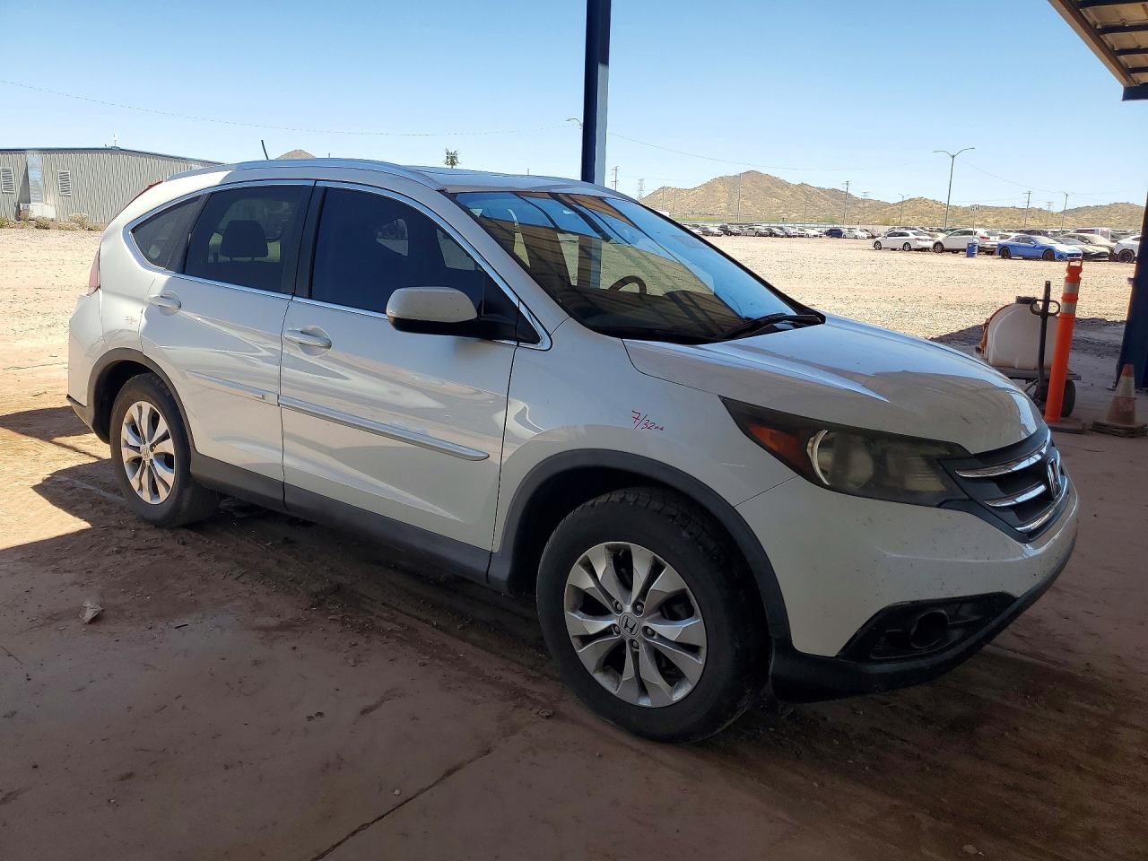 2012 Honda Cr-v Exl White vin: 5J6RM4H79CL044841