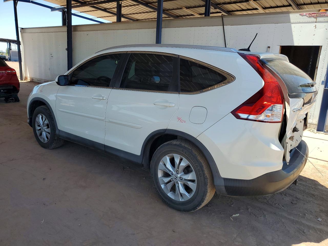 2012 Honda Cr-v Exl White vin: 5J6RM4H79CL044841