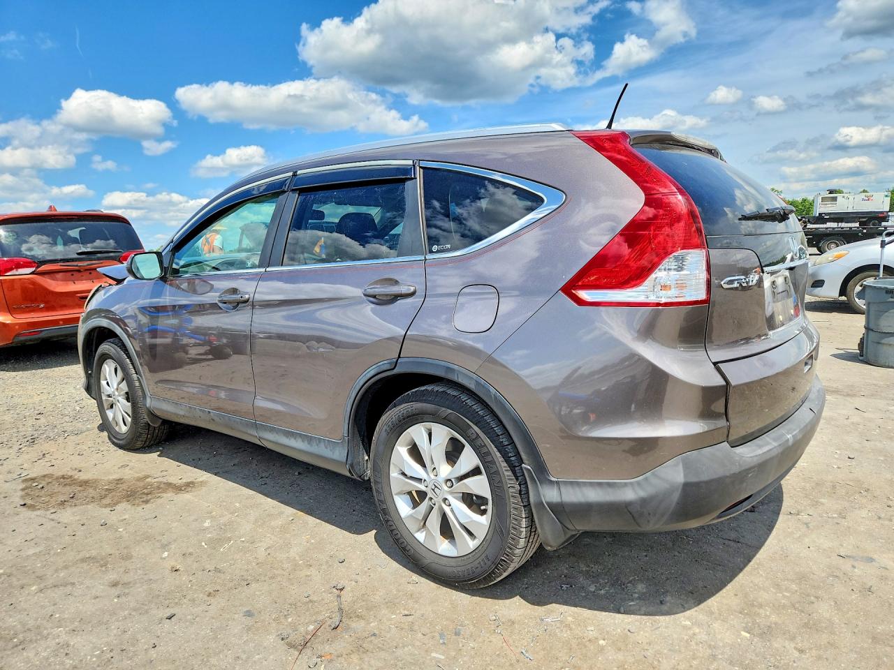 2012 Honda Cr-v Exl Серый vin: 5J6RM4H79CL055919