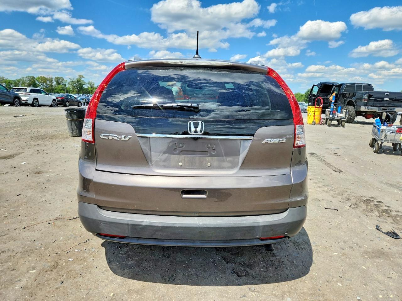 2012 Honda Cr-v Exl Серый vin: 5J6RM4H79CL055919