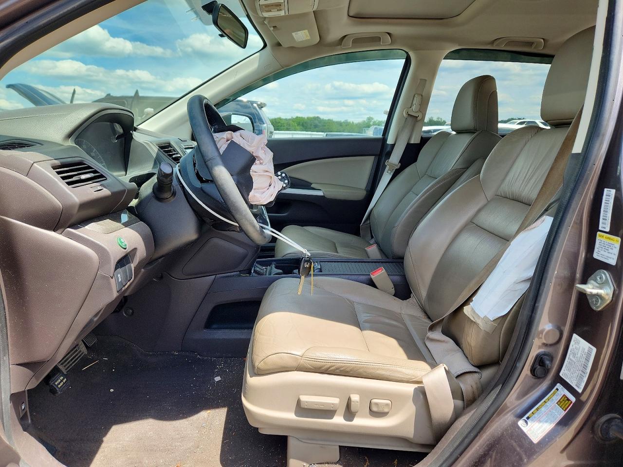 2012 Honda Cr-v Exl Серый vin: 5J6RM4H79CL055919